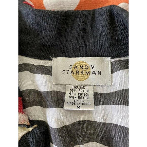 Vintage Sandy Starkman Art to Wear Jacket Womens M - Picture 9 of 12